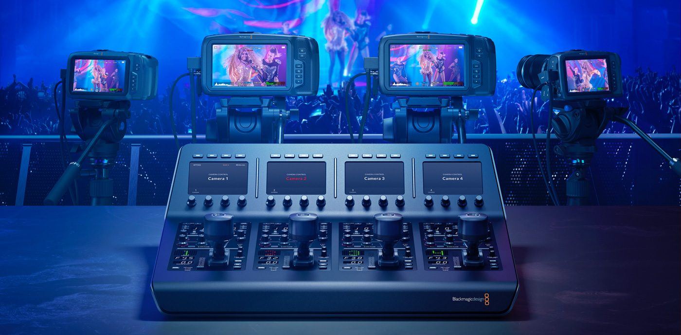 Cámaras de realización montadas en el control durante una producción