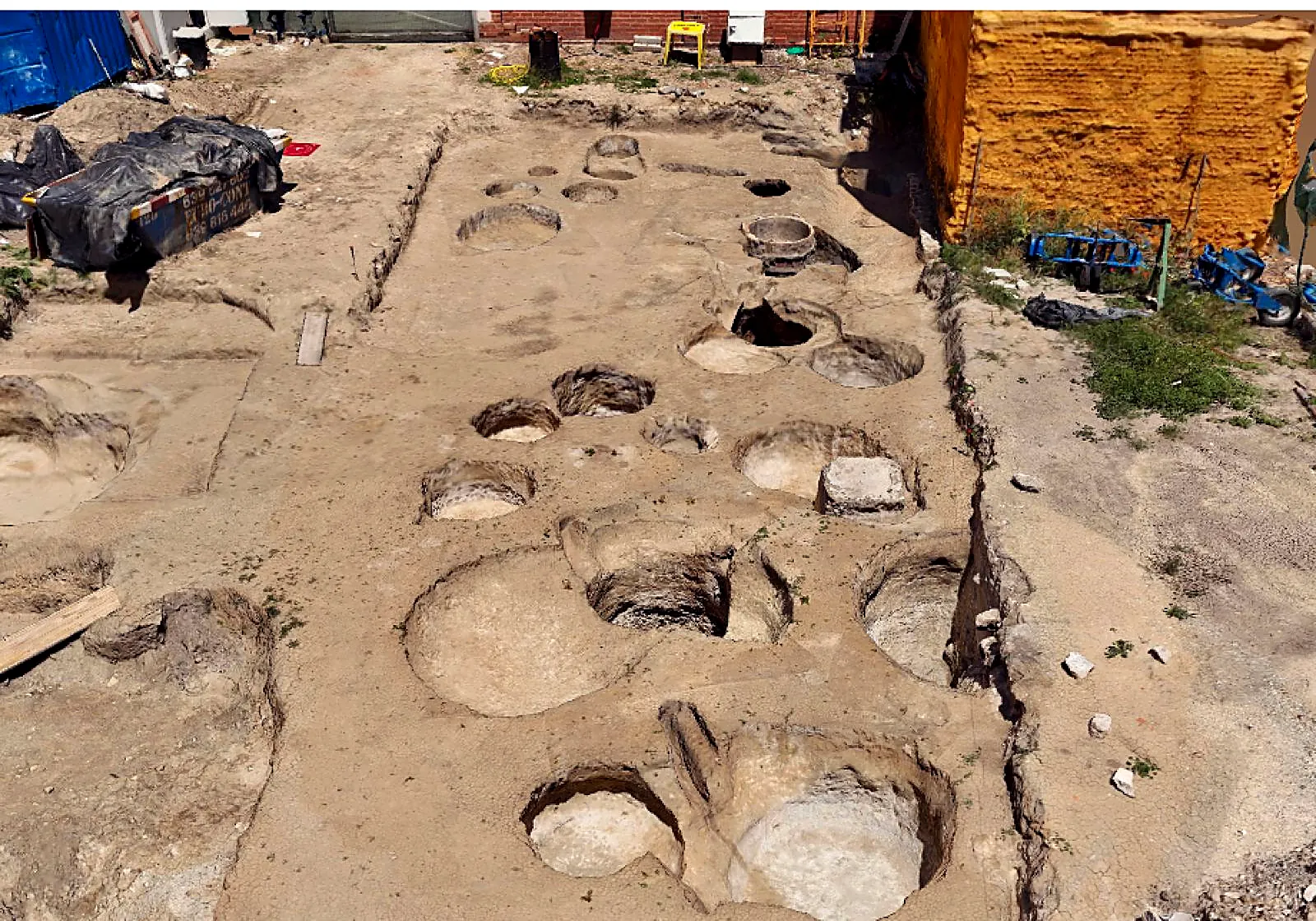 Modelo 3D de una excavación arqueológica levantado con dron